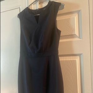 Navy blue suit dress